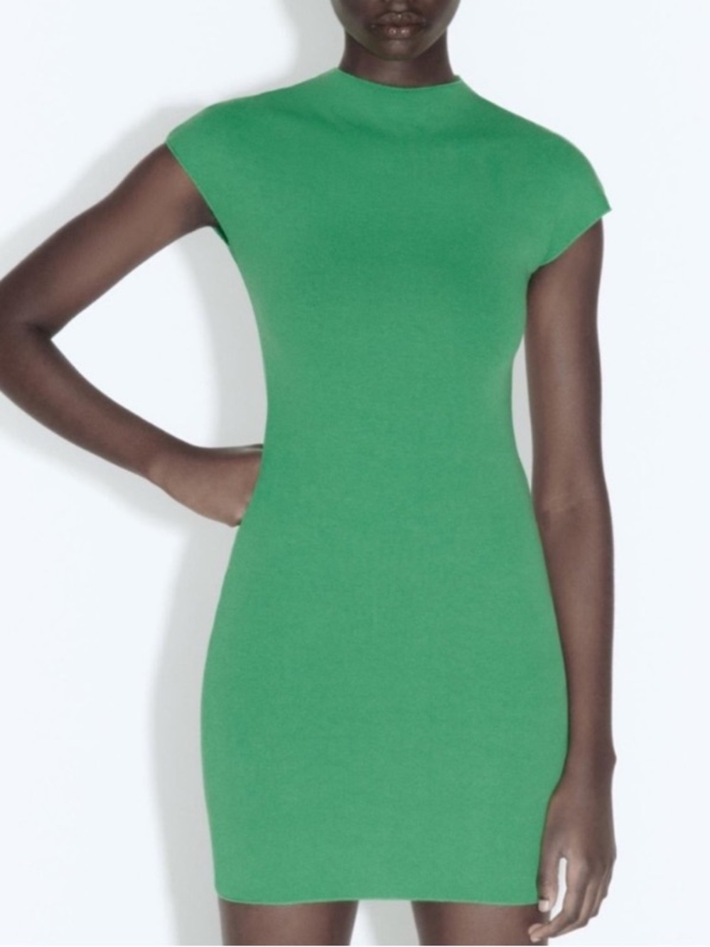 Gorgeous Green Zara Knit Dress!